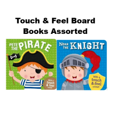 Noah the Knight or Pete the Pirate Board Books, assorted